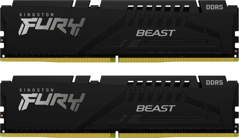 Geheugen DDR5 Fury Beast Black 64 GB (2×32 GB) 5600 MHz CL36