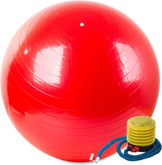 Gymnastiekbal met pomp voor fitness en revalidatie