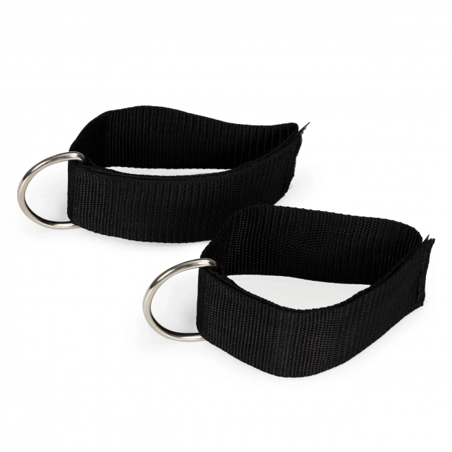 Set van 5 weerstandsbanden voor fitness met handgrepen