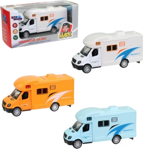 Metalen camper met terugtrekmechanisme 11 cm