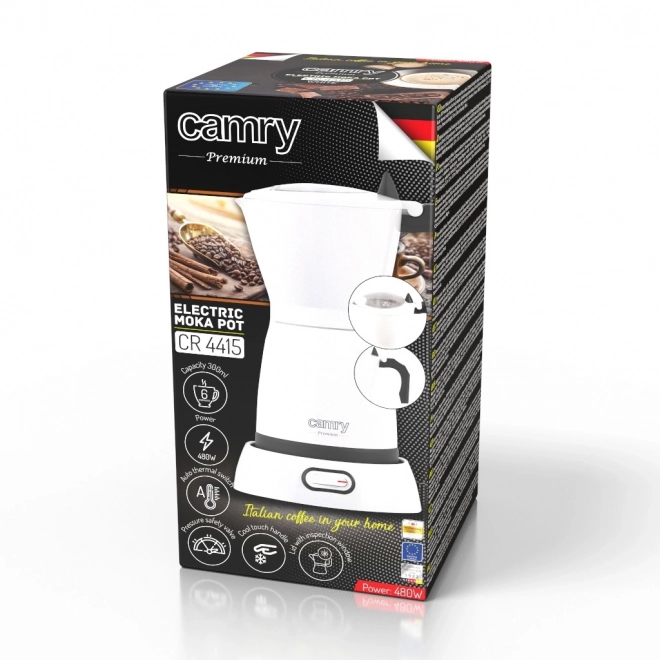 Elektrische Moka Pot Camry Premium Wit