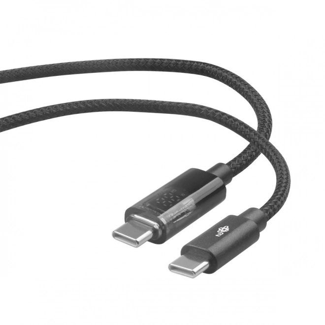 USB-C naar USB-C kabel met LED-indicator voor oplaadvermogen (1 m, 100 W)