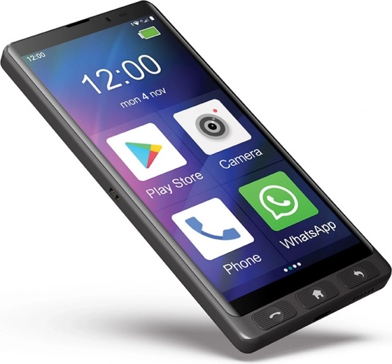 Bureaulader met grote klok