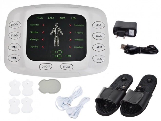 Elektrostimulator voor spieren en zenuwen MASSAGEKLEM