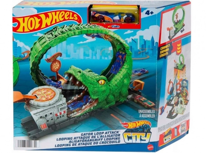 Set met krokodillenlusmotief