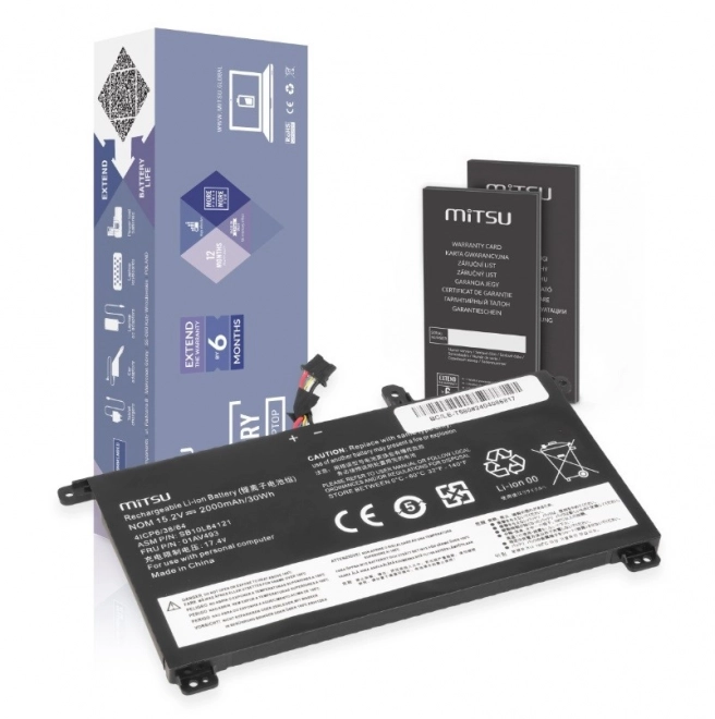 Batterij voor Lenovo ThinkPad T570 en T580 2000mAh