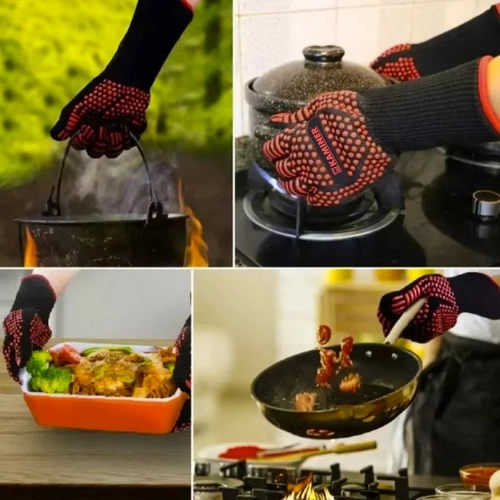 Hittebestendige barbecuehandschoenen