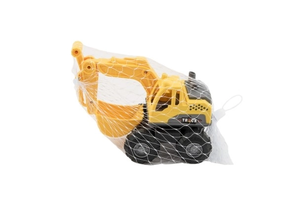 Bouwmachine plastic 18-20cm mix van soorten met vrije loop in net