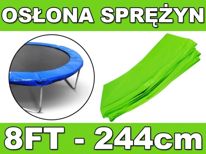 Beschermkraag veer SkyRamiz Groen voor tuintrampoline 244 cm/8FT