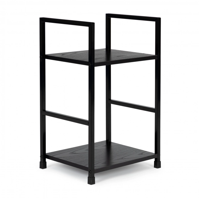 Moderne houten nachtkastje 2 planken LOFT