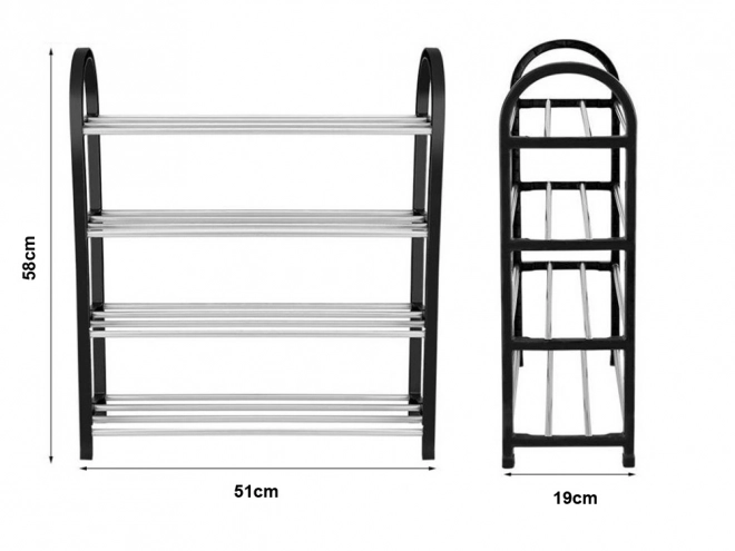 Schoenenrek organiser kast schoenenrek