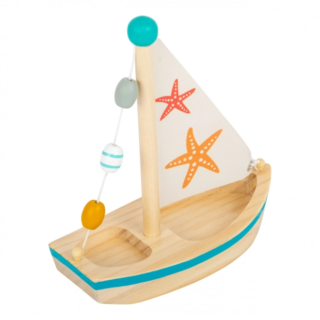 Small Foot Water speelgoed zeilboot zeester