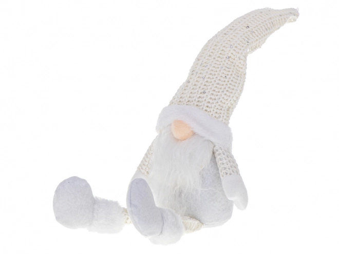 Kerstkabouter met witte baard 47cm