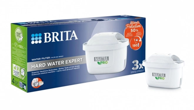 Maxtra PRO Hard Water Expert vervangende cassette 3 stuks.
