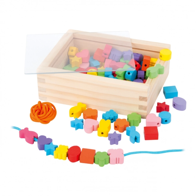 Houten rijgkralen Small Foot