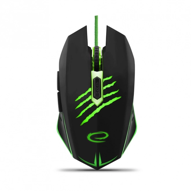 Draadloze gaming muis 6D optisch usb MX209 klauw groen