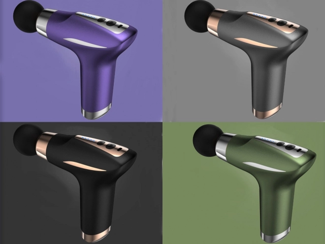 Multifunctioneel massagepistool met 6 opzetstukken