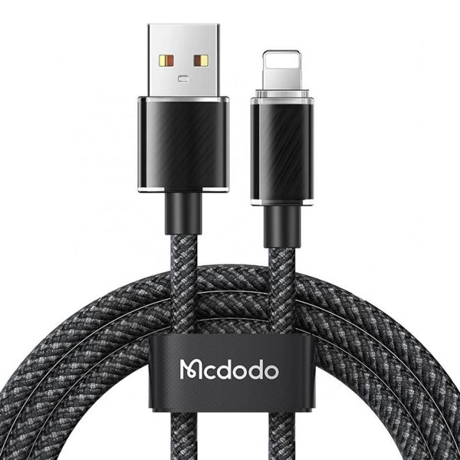 USB-A naar Lightning kabel Mcdodo zwart 1,2 m