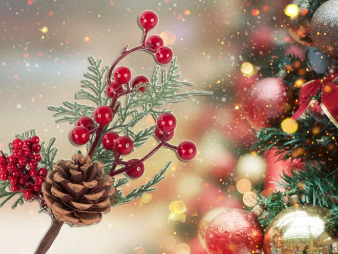 Kerstmiddenstuk van kunstriet