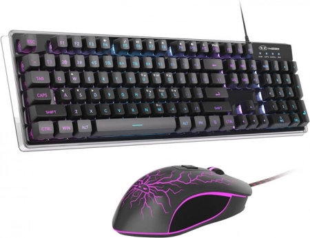 Set bedrade gamingtoetsenbord en muis MageGee (zwart)