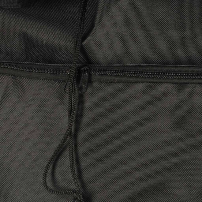 zwarte winkelwagentje op wieltjes met frame