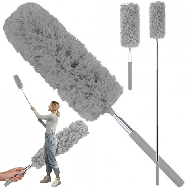 Teleskopische microvezel stofdoek