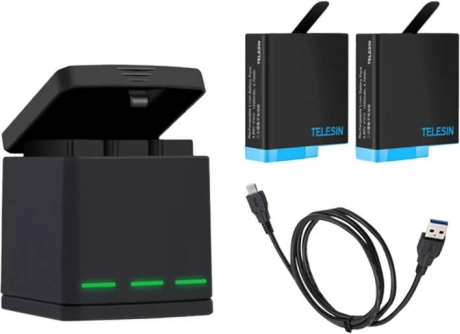 Twee batterijen met hoge capaciteit