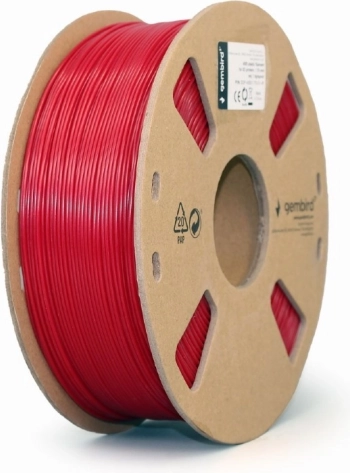 ABS-filament pro 3D-printers 1,75 mm, 1 kg, rood