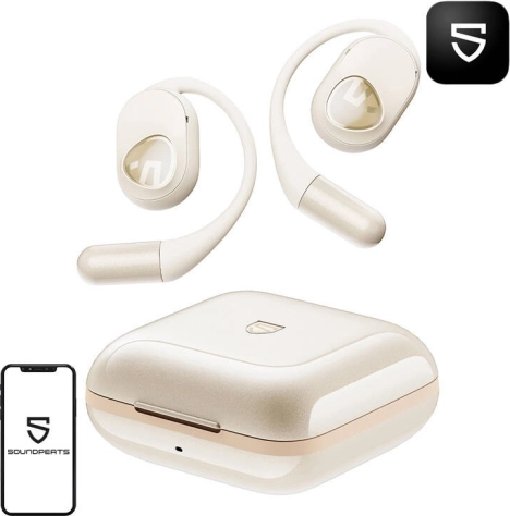 Draadloze oordopjes Soundpeats GoFree2+ wit