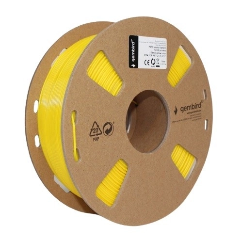 Filament voor 3D-printer PETG 1.75mm 1kg geel