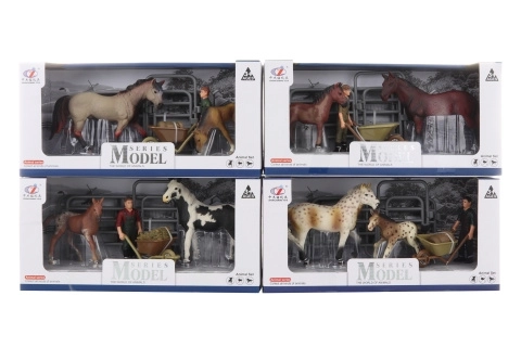 Set paarden