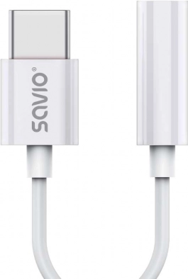 USB‑C naar 3,5 mm jack audio-adapter met DAC SAVIO