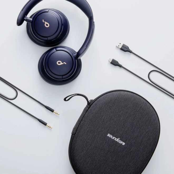 Draadloze koptelefoon SoundCore Life Q30 blauw