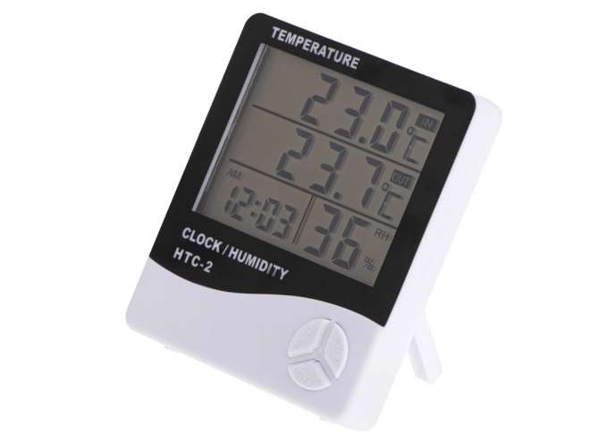 5v1 thermometer, hygrometer en klok HTC