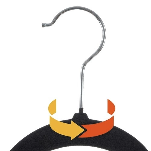 Kledinghanger 20 stuks - zwart Ruhhy 22536