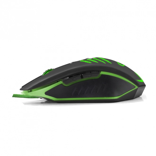 Draadloze gaming muis 6D optisch usb MX209 klauw groen