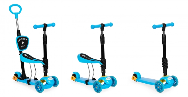 Driekleurige balansscooter lieveheersbeestje 5 in 1 LED