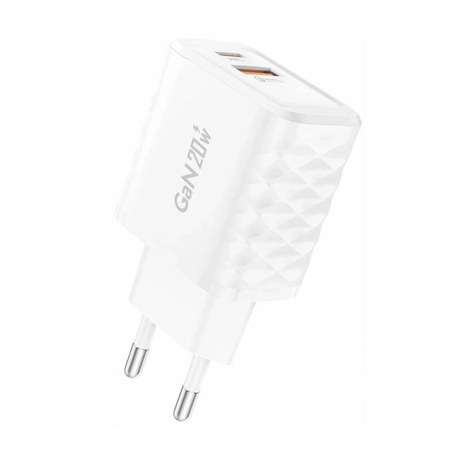 Foneng oplader met USB-A en USB-C 20W