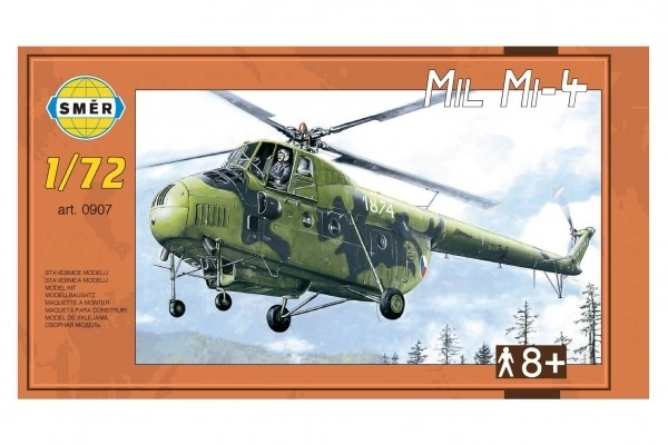 Model Helikopter Mil Mi-4 in doos 34x19x5,5cm