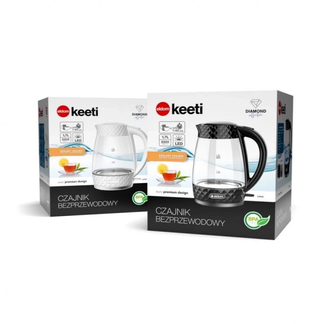 Glazen waterkoker Eldom