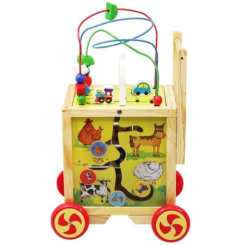 Houten kinderwagen - 6 in 1