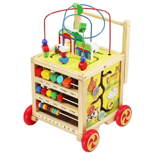Houten kinderwagen - 6 in 1