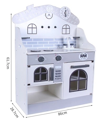 Houten keuken met accessoires Huisje