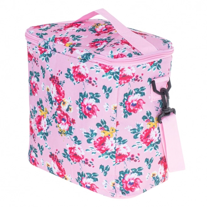 Geïsoleerde tas met bloemenpatroon 11L roze