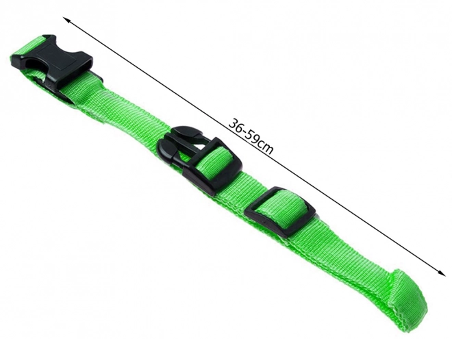 LED oplichtende halsband voor honden en katten verstelbaar 59 cm