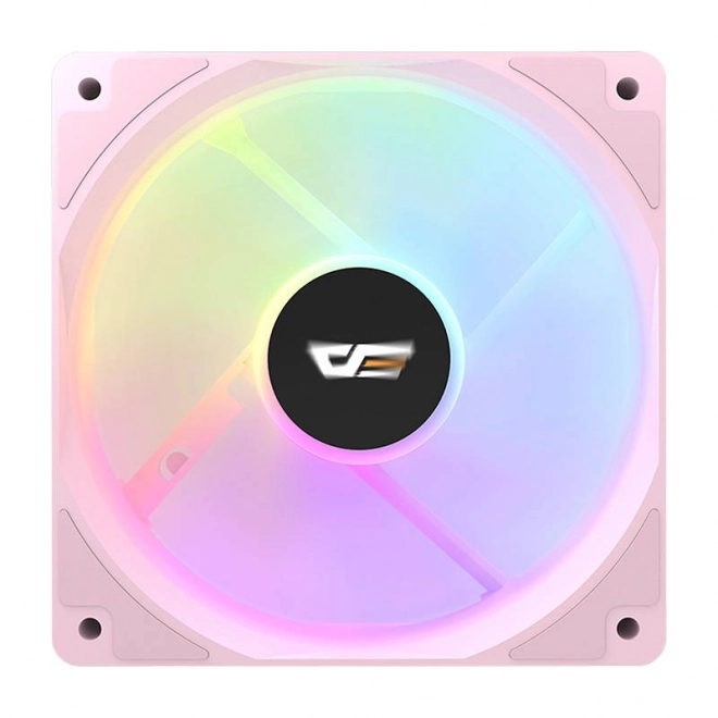 Computer ventilator Darkflash CL12 LED roze