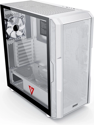 Moderne uitrusting: USB‑C, gehard glas en verticale GPU