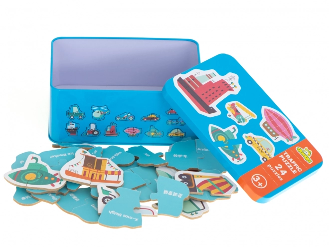 Puzzel in Blik Voertuigen