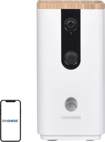Slimme voerdispenser met camera Dogness T03 (wit)