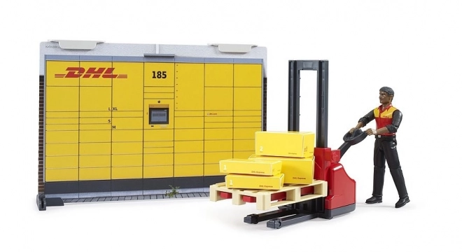 Bruder BWORLD Pakketdienst DHL met accessoires